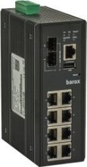 Barox Barox LT-L802GBTME łącza sieciowe Zarządzany L3 Gigabit Ethernet (10/100/1000) Čierny