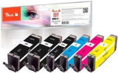 Peach Toner PI100-337 / PGI-570/CLI-571 (Photo black, Black, Cyan, Magenta, Yellow)
