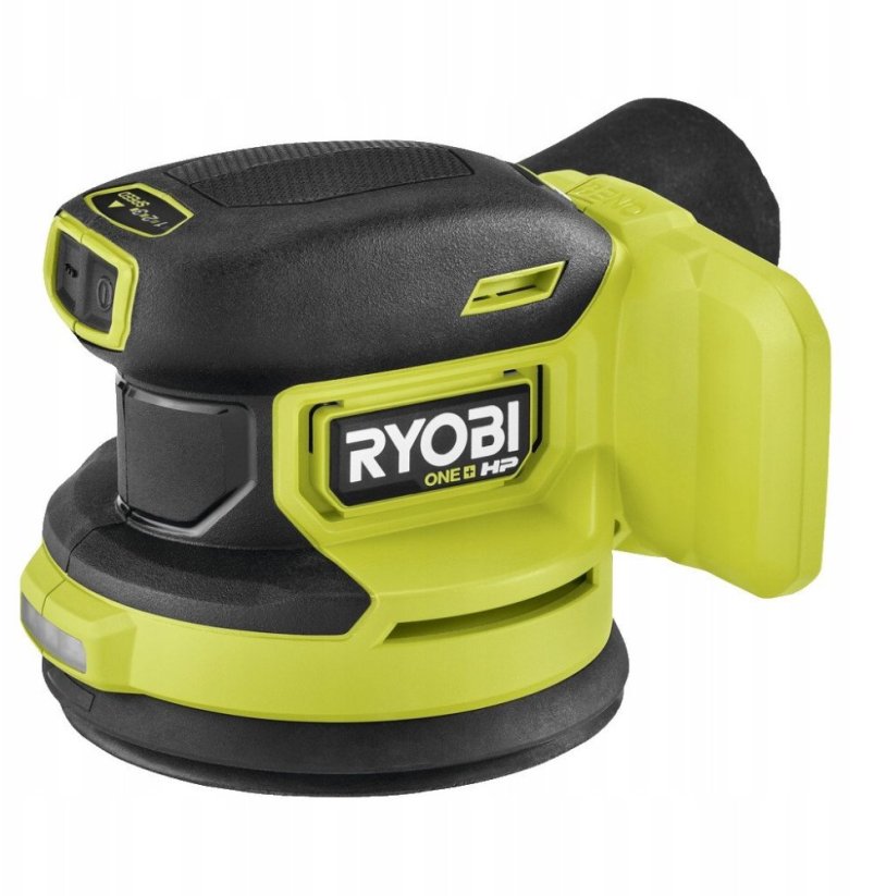 Ryobi Cordless random orbital sander RYOBI ONE+ RROS18C-0, 18 V, 125 mm, without battery
