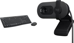 Logitech MK295 Silent Wireless Combo (920-009800) + Brio 100 (960-001585)