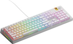 Glorious GMMK 3 HE 100 % Custom Gaming-Tastatur - Pre-Built, ANSI (US), Fox HE Switches, weiß