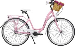 Romet Dviratis AZIMUT Sarema ALU 28" 3-speed 2023 pink shiny