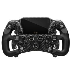 Asetek Asetek SimSports Invicta Formula Lenkrad, 4,3-Zoll-LCD, USB-C - Black on Black Edition