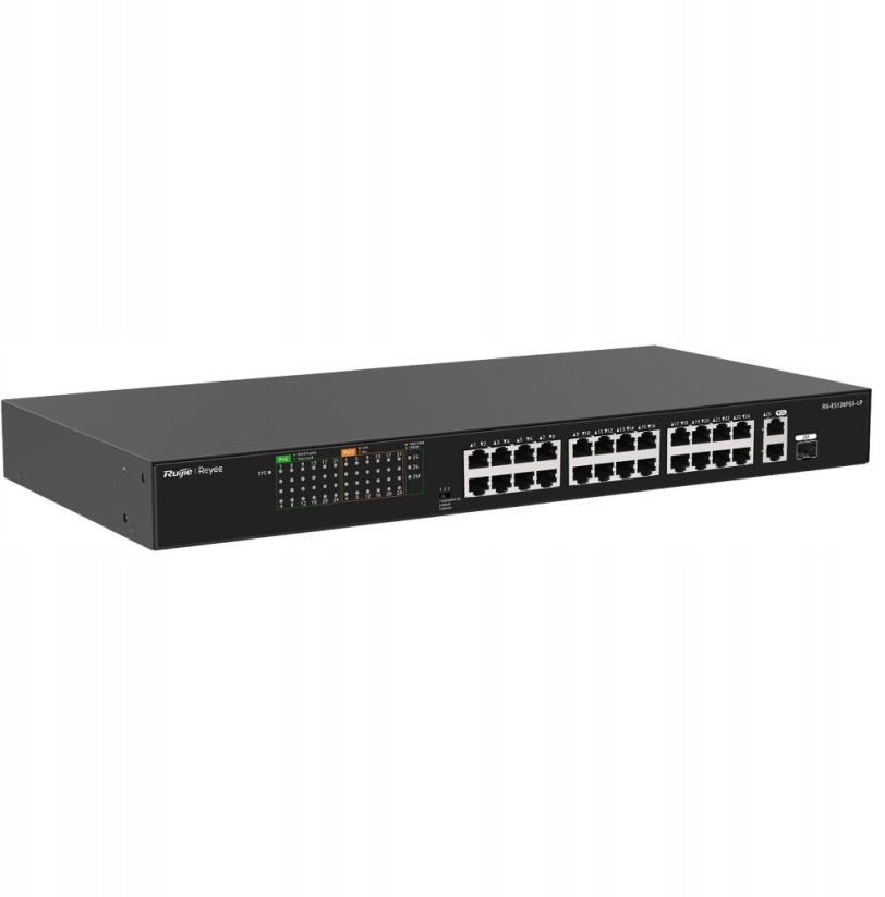Reyee SWITCH POE RG-ES126FGS-LP 24-PORTOWY REYEE