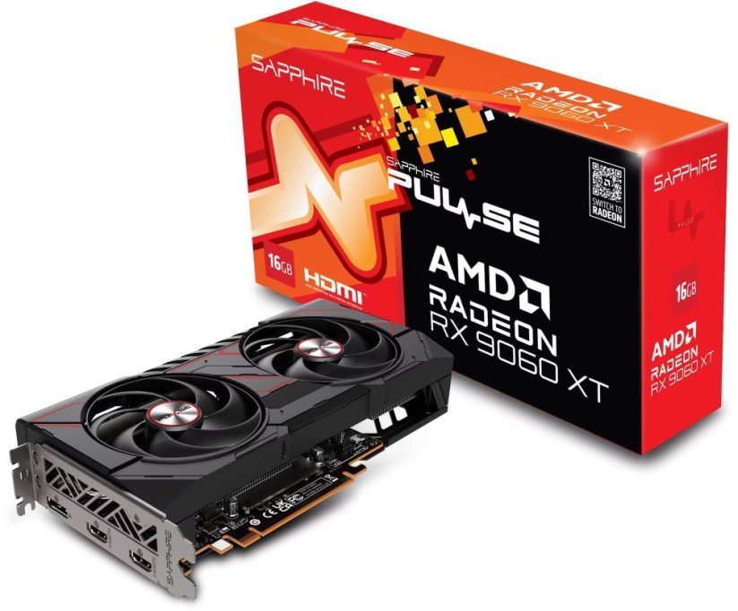 Sapphire Pulse Radeon RX 9060 XT 16GB GDDR6 (11350-03-20G)