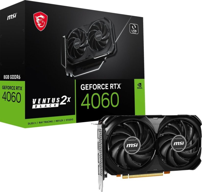 MSI MSI GeForce RTX 4060 VENTUS 2X BLACK 8G