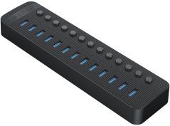 Orico Orico Hub aktywny 13*USB-A Čierny Orico Aktywny hub 13*USB-A 5Gbps BC 1.2 60W Čierny