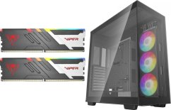 Patriot Viper Venom RGB, DDR5, 32 GB, 6000MHz, CL36 (PVVR532G600C36K) + Obudowa Deepcool CH780 (R-CH780-BKADE41-G-1)