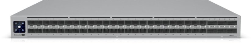 Ubiquiti Ubiquiti Switch UniFi 48xSFP28 25GBit/6xQSFP28 100GBit Managed 19" Rack-Mountable, 1,3" Touchscreen