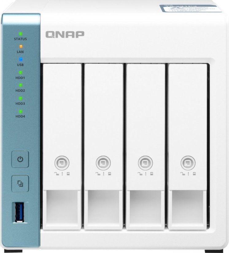 Qnap TS-431P3-4G / 4x 10 TB HDD / 0 RAID