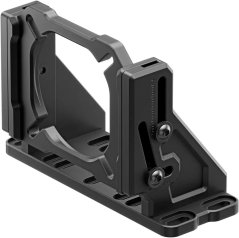 Simucube Wheelbase Mount v2 Bracket, -24 to +20 degrees tilt, Aluminium - Black (SCWBM2A)