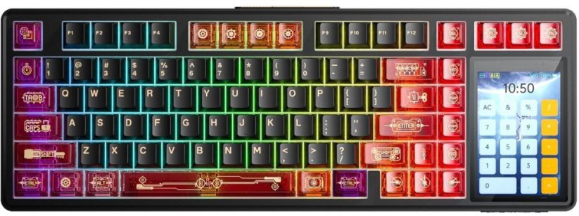 Aula L99 (Čierna/Červená) - Caramel  Switches (AULA-L99-BR-CL)