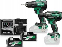 Hitachi HIKOKI.Sada 36/18V KC18DE WJZ (DS18DE + WR18DH) MULTIVOLT 2x5.0Ah HITSYSTEM