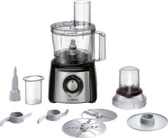 Bosch Bosch Food Processor MCM3401M Black/Stainless steel, 800 W, Number of speeds 2, 2.3 L, Blender, Meat mincer