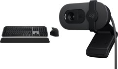Logitech MX Keys S Combo for Mac (920-012845) + Brio 100 (960-001585)