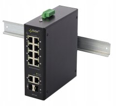 Pulsar ISFG108 Switch przemysłowy PoE (8xPoE,