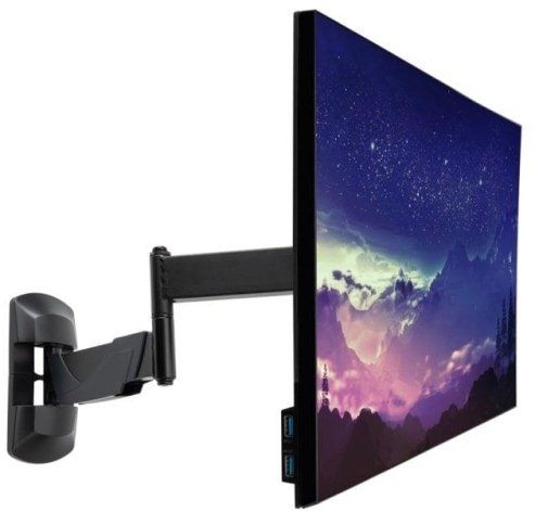 Lindy držiak / stojak do monitorów 66 cm (26") ściana Čierny (40714)