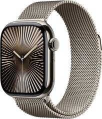 Apple Watch 10 GPS + Cellular 46mm Natural Titanium Milanese Loop Sivý  (MC7Q4QF/A)