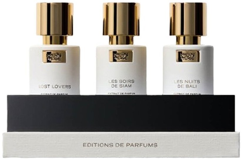 Histoires de Parfums Editions De Parfums Ambre Set Maison De L'Asie: Lost Lovers, Extrait De Parfum, Unisex, 15 ml + Les Nuits De Bali, Extrait De Parfum, Unisex, 15 ml + Les Soirs De Siam, Extrait De Parfum, Unisex, 15 ml Unisex