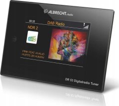 Albrecht DR 53, Digitalradio Tuner, DAB+/UKW, Bluetooth, schwarz