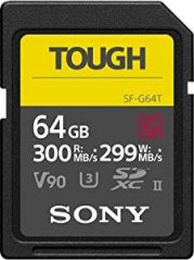 Sony SF-G Tough SDHC 64 GB Class 10 UHS-II/U3 V90 (SF64TG)