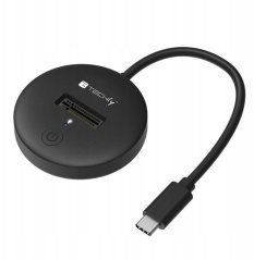 Techly Stacja dokująca do disków M.2 SATA/NVME SSD z interfejsem USB-C