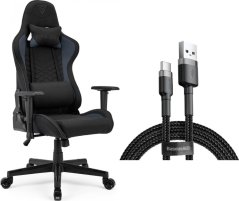 SENSE7 Spellcaster materiałowy czarno-niebieski + kabel usb
