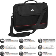 Pedea PEDEA Notebook Starterset Trendline 33,8cm (13,3"), schwarz