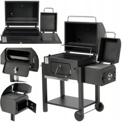 Toya LUND DELUXE CHARCOAL GRILL WITH SMOKER