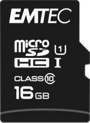 Emtec Elite Gold MicroSDHC 16 GB Class 10 UHS-I/U1  (ECMSDM16GHC10GP)