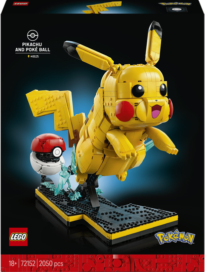 LEGO Pokémon Pikachu a Pokéball (72152)