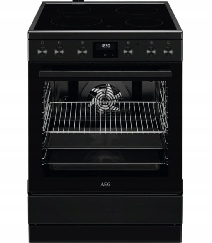 AEG Special offer! AEG glass ceramic hob black 59.6 cm CCB6441NBB