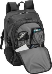Pedea PEDEA Rucksack "First One" 17,3 Zoll (43,9cm), schwarz/grau