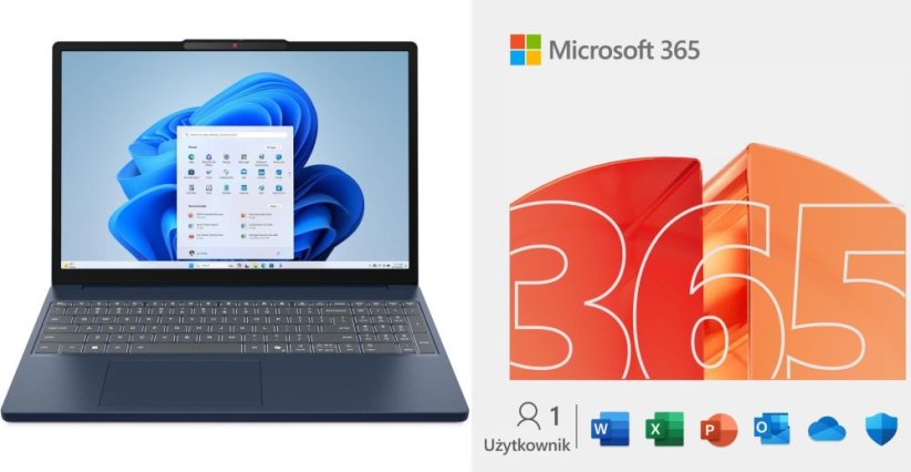 Lenovo IdeaPad Slim 3 15ARP10 Ryzen 5 150 / 16 GB / 512 GB / W11 (83K700HKPB )+ Microsoft 365 Personal ML