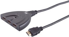 Shiverpeaks Professional HDMI Prepínač 3x1 ABS 4K60Hz (SP05-02001)