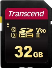 Transcend 700S SDHC 32 GB Class 10 UHS-II/U3 V90 (TS32GSDC700S)