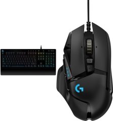 Logitech Klawiatura Logitech G213 Prodigy (920-008093) + Mysz Logitech G502 Hero (910-005470)