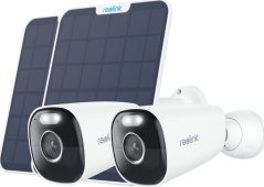 Reolink Reolink 2x Argus Series B340 BatteryWiFi + 2x Solarpanel Weiß