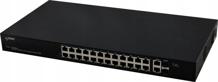 Pulsar SWITCH POE PULSAR SF124 24+2 UPLINK/SFP POE+ GIGABIT