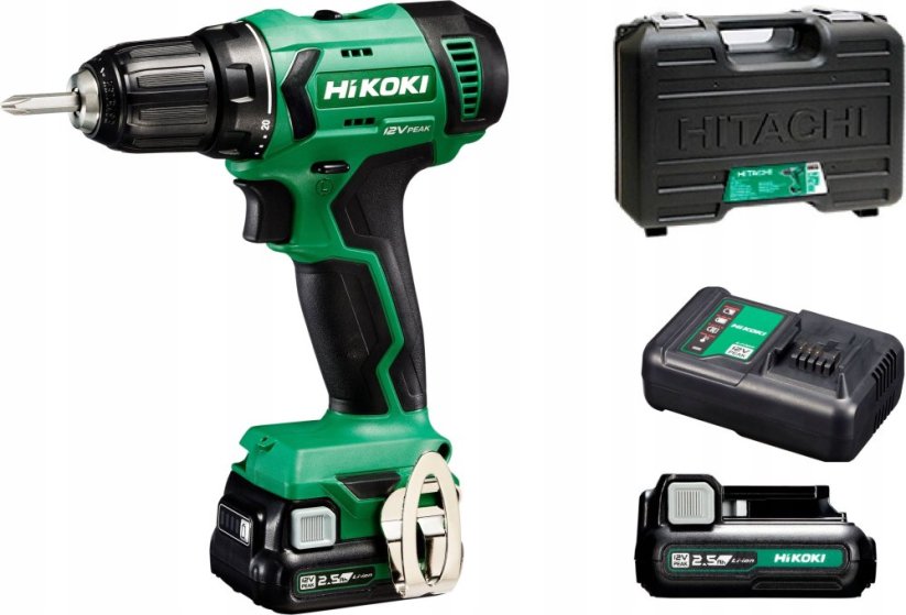 Hikoki DS12DA WFZ 12 V 2 x akumulátor 2.5 Ah