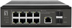 LevelOne Industr.PoE+Switch 8x2.5G PoE/2x1G/10G SFP+uplinks (IGP-1091)
