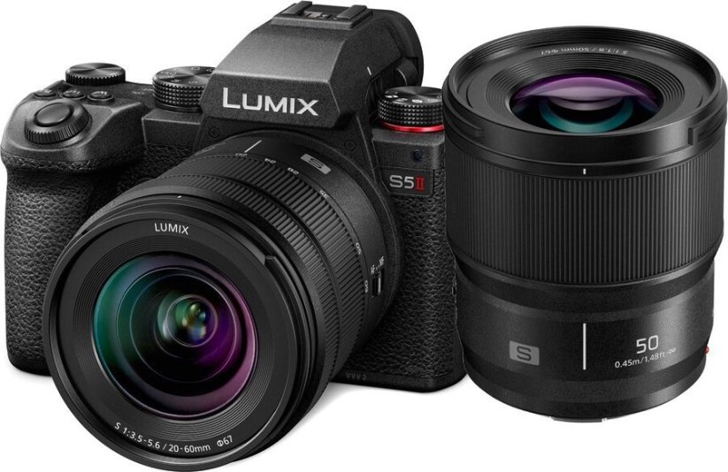 Panasonic Lumix S5 II + S 20-60 mm f/3.5-5.6 + S 50 mm f/1.8 (DC-S5M2WE)