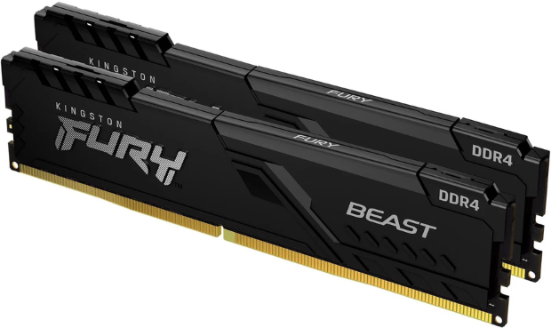 Kingston Fury Beast, DDR4, 16 GB, 2666MHz, CL16 (KF426C16BBK2/16)