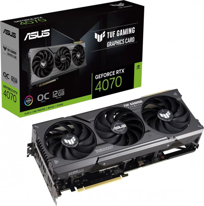 Asus TUF Gaming GeForce RTX 4070 OC 12GB GDDR6X (TUF-RTX4070-O12G-GAMING)