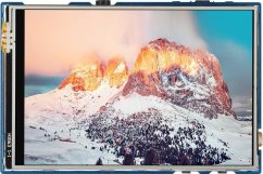 Waveshare Ekran dotykowy rezystancyjny LCD IPS 3,5'' 480x320px + audio - SPI - 65K RGB - do Raspberry Pi Pico - 20159}