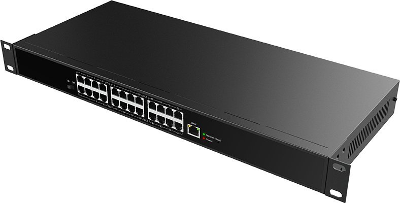Fanvil PN24 łącza sieciowe Nie zarządzany Fast Ethernet (10/100) Čierny