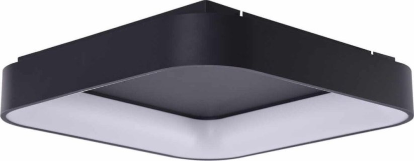 Azzardo Przyna strop lampa pokojowa Solvent LED 32W kwadrat Čierna