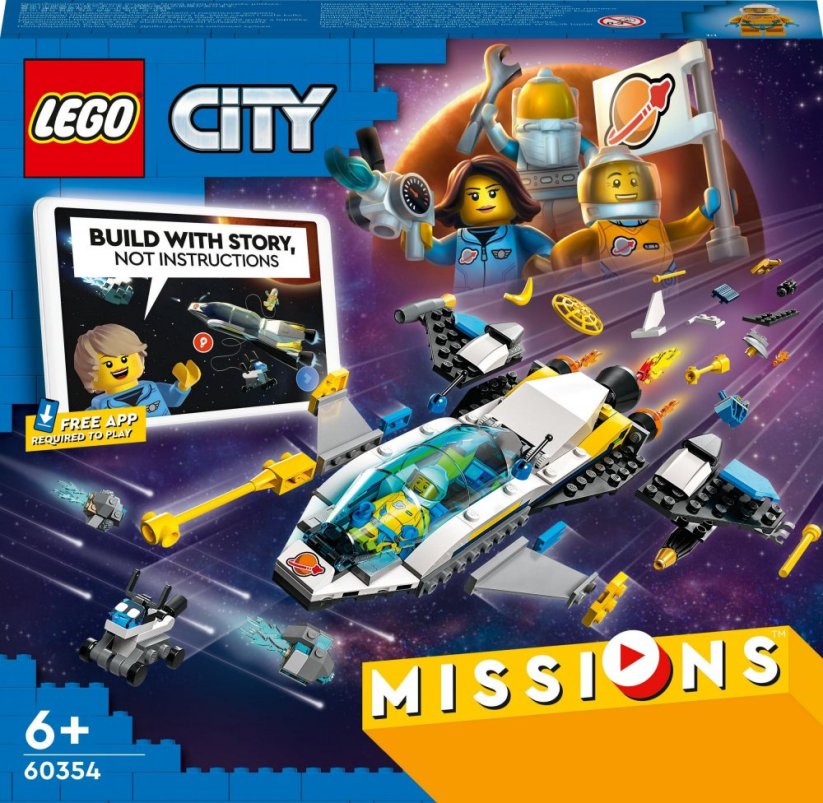 LEGO City Wyprawy badawcze statkiem marsjańskim (60354)