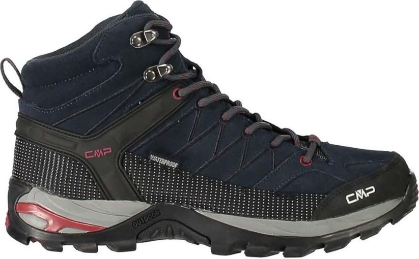 CMP Rigel Mid Trekking Shoe Wp Asphalt/Syrah r. 44 (3Q12947-62BN)