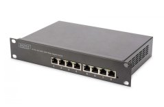 Digitus 10" 8-portowy Gigabit Ethernet niezarządzalny (DN-80114-1)